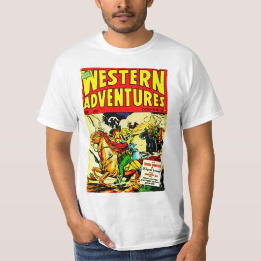 Klassieke Westerne avonturen T-shirt (Voorkant)