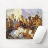 Klassieke westerse kunst, Indiaanse oorlogspartij Muismat (Met muis)