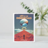 Klassieke wetenschap Fiction Pulp Book Hoesje Briefkaart (Staand voorkant)