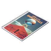 Klassieke  wetenschap Fiction Pulp Book Hoesje Notitieboek (Linkerzijde)