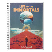 Klassieke wetenschap Fiction Pulp Book Hoesje Notitieboek (Voorkant)