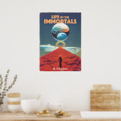 Klassieke  wetenschap Fiction Pulp Book Hoesje Poster (Keuken)