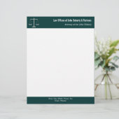 Klassieke WETGEVINGSBUREAUS | Perfect Gepersonaliseerd Briefhoofd (Staand voorkant)