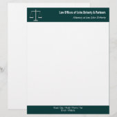 Klassieke WETGEVINGSBUREAUS | Perfect Gepersonaliseerd Briefhoofd (Voorkant / Achterkant)