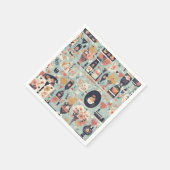 Klassieke wieden kunst servetten (Hoek)