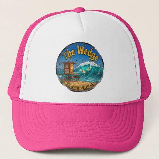 Klassieke Wig Hoed Trucker Pet (Voorkant)