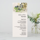 Klassieke wijn & druiven, restaurant slanke lijn menu (Staand voorkant)