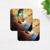 Klassieke wijzerplaat vierkante visitekaartjes (Bureau)