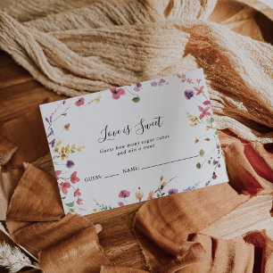 Klassieke Wilde Kleurrijke Bloemstuk Raad Hoeveel  Briefkaart