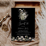 Klassieke Wildflower Black Sweet 16 Verjaardagsfee Kaart<br><div class="desc">Deze klassieke wildflower zwarte zoete 16 verjaardagsfeestje uitnodiging is perfect voor een moderne verjaardag. Het ontwerp toont sierlijke en elegante waterverf handontworpen blozende,  roze,  veelkleurige wilde bloemen die netjes zijn gerangschikt in mooie boeketten.</div>