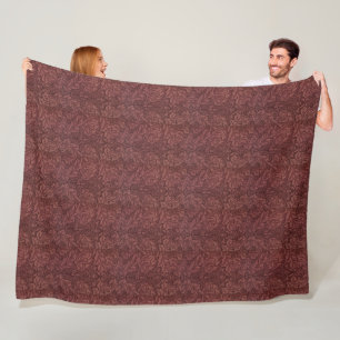 Klassieke William Morris Acanthus Velveteen Fleece Deken