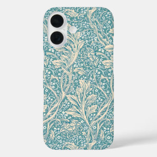 Klassieke William Morris Arcadia Bloemrijke Naadlo iPhone 16 Hoesje