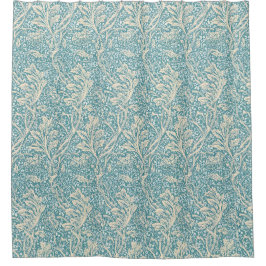 Klassieke William Morris Arcadia Bloemrijke Naadlo Douchegordijn