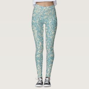 Klassieke William Morris Arcadia Bloemrijke Naadlo Leggings