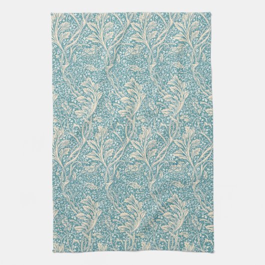 Klassieke William Morris Arcadia Bloemrijke Naadlo Theedoek (Verticaal)