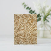 Klassieke William Morris Arcadia Bloemstuk Kunstpr Briefkaart (Staand voorkant)