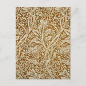 Klassieke William Morris Arcadia Bloemstuk Kunstpr Briefkaart (Voorkant)