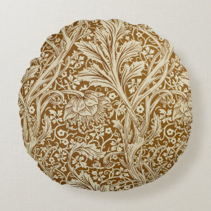 Klassieke William Morris Arcadia Bloemstuk Kunstpr Rond Kussen