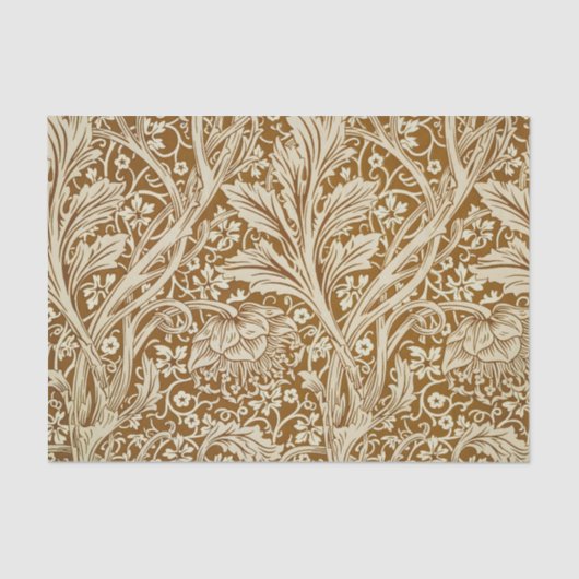 Klassieke William Morris Arcadia Bloemstuk Kunstpr Tissuepapier (Voorkant)