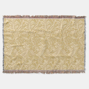 Klassieke William Morris Arcadia Goud Naadloos Deken