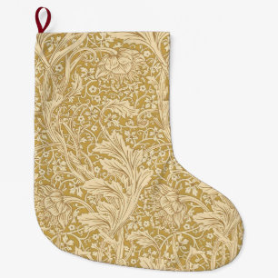 Klassieke William Morris Arcadia Goud Naadloos Grote Kerstsok
