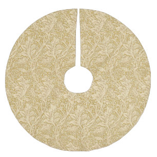 Klassieke William Morris Arcadia Goud Naadloos Kerstboom Rok