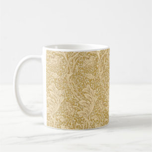 Klassieke William Morris Arcadia Goud Naadloos Koffiemok
