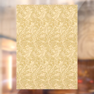 Klassieke William Morris Arcadia Goud Naadloos Raamsticker