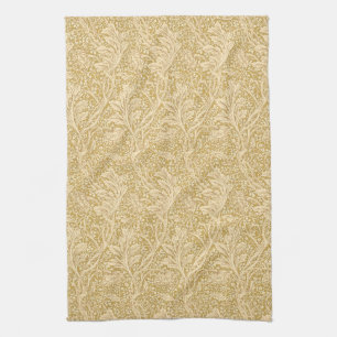 Klassieke William Morris Arcadia Goud Naadloos Theedoek