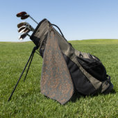 Klassieke William Morris Arcadia Naadloos Behang Golfhanddoek (Groen)