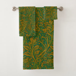 Klassieke William Morris Arcadia Naadloos Behangpa Bad Handdoek