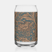 Klassieke William Morris Arcadia Naadloos Behangpa Blikvorm Glas (Achterkant)