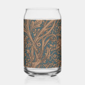 Klassieke William Morris Arcadia Naadloos Behangpa Blikvorm Glas (Rechts)