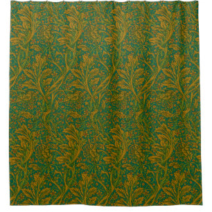 Klassieke William Morris Arcadia Naadloos Behangpa Douchegordijn