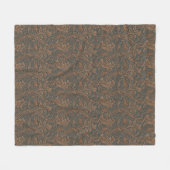 Klassieke William Morris Arcadia Naadloos Behangpa Fleece Deken (Voorkant (Horizontaal))