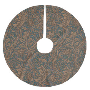 Klassieke William Morris Arcadia Naadloos Behangpa Kerstboom Rok