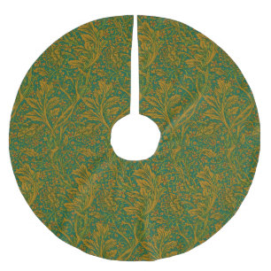 Klassieke William Morris Arcadia Naadloos Behangpa Kerstboom Rok