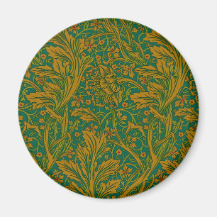 Klassieke William Morris Arcadia Naadloos Behangpa Magneet