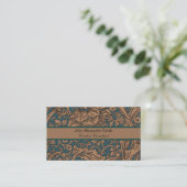 Klassieke William Morris Arcadia Naadloos Behangpa Visitekaartje (Staand voorkant)