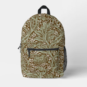 Klassieke William Morris Arcadia Naadloos Patroon Bedrukte Rugzak