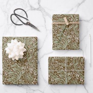 Klassieke William Morris Arcadia Naadloos Patroon Inpakpapier Vel