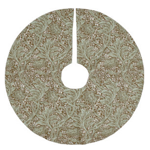 Klassieke William Morris Arcadia Naadloos Patroon Kerstboom Rok