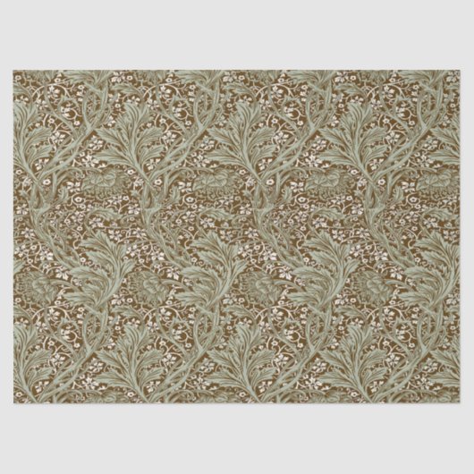 Klassieke William Morris Arcadia Naadloos Patroon Tissuepapier (Voorkant)