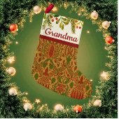 Klassieke William Morris gepersonaliseerde kerst Kleine Kerstsok