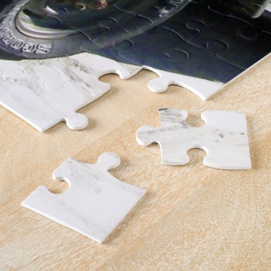 Klassieke Willy's Jeep. Legpuzzel (Zijkant)