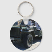 Klassieke Willy's Jeep. Sleutelhanger (Voorkant)