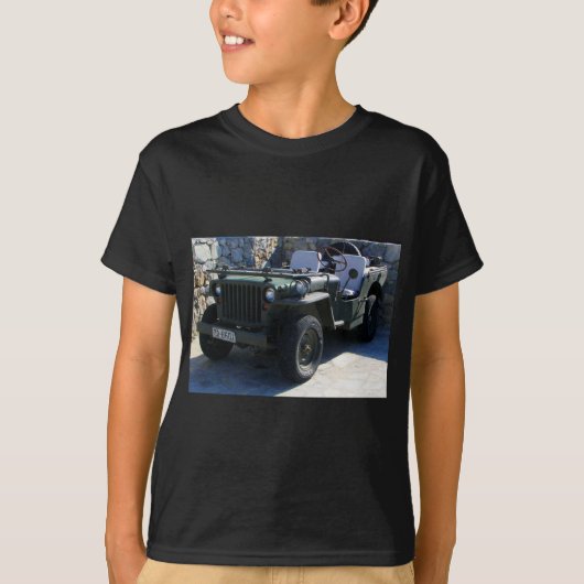Klassieke Willy's Jeep. T-shirt (Voorkant)