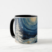 Klassieke Winter Kerst Escape Mok (Voorkant links)
