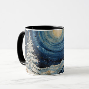Klassieke Winter Kerst Escape Mok