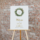 Klassieke Winter Pine Greenery bruiloft Poster